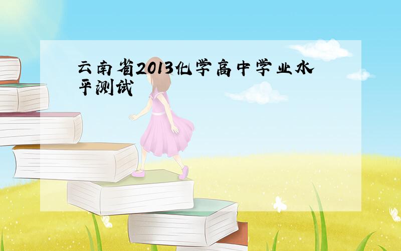 云南省2013化学高中学业水平测试