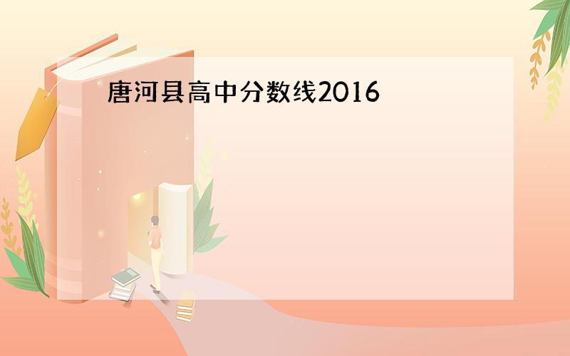 唐河县高中分数线2016