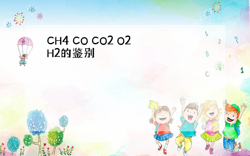 CH4 CO CO2 O2 H2的鉴别