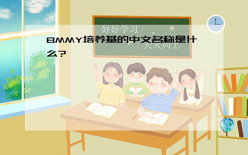 BMMY培养基的中文名称是什么?